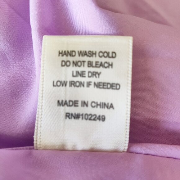 Skies Are Blue Cleo Coquette Puffy Tie Sleeve Floral Jacquard Wrap Dress M NWT - Picture 13 of 13